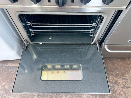 30 Inch Thermador Professional 4 Burner Gas Range , Heavy Grates ,  Convection Oven , Stainless Steel 444194