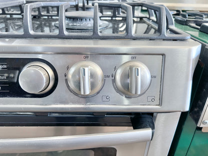 30 Inch Bosch 700 Series  HDI7282U Slide in Dual Fuel Range , 4 Sealed Burners, 4.6 cu. ft. European Convection Oven, Hidden Bake Element, Self Clean, Temperature Probe , Warming Drawer , 444405