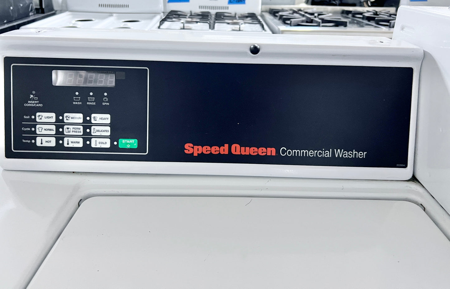 27 Inch Speed Queen SWNNX2HP115TW Coin Operated Top Load Washer , Commercial Grade, Stainless Steel Tub , 444406
