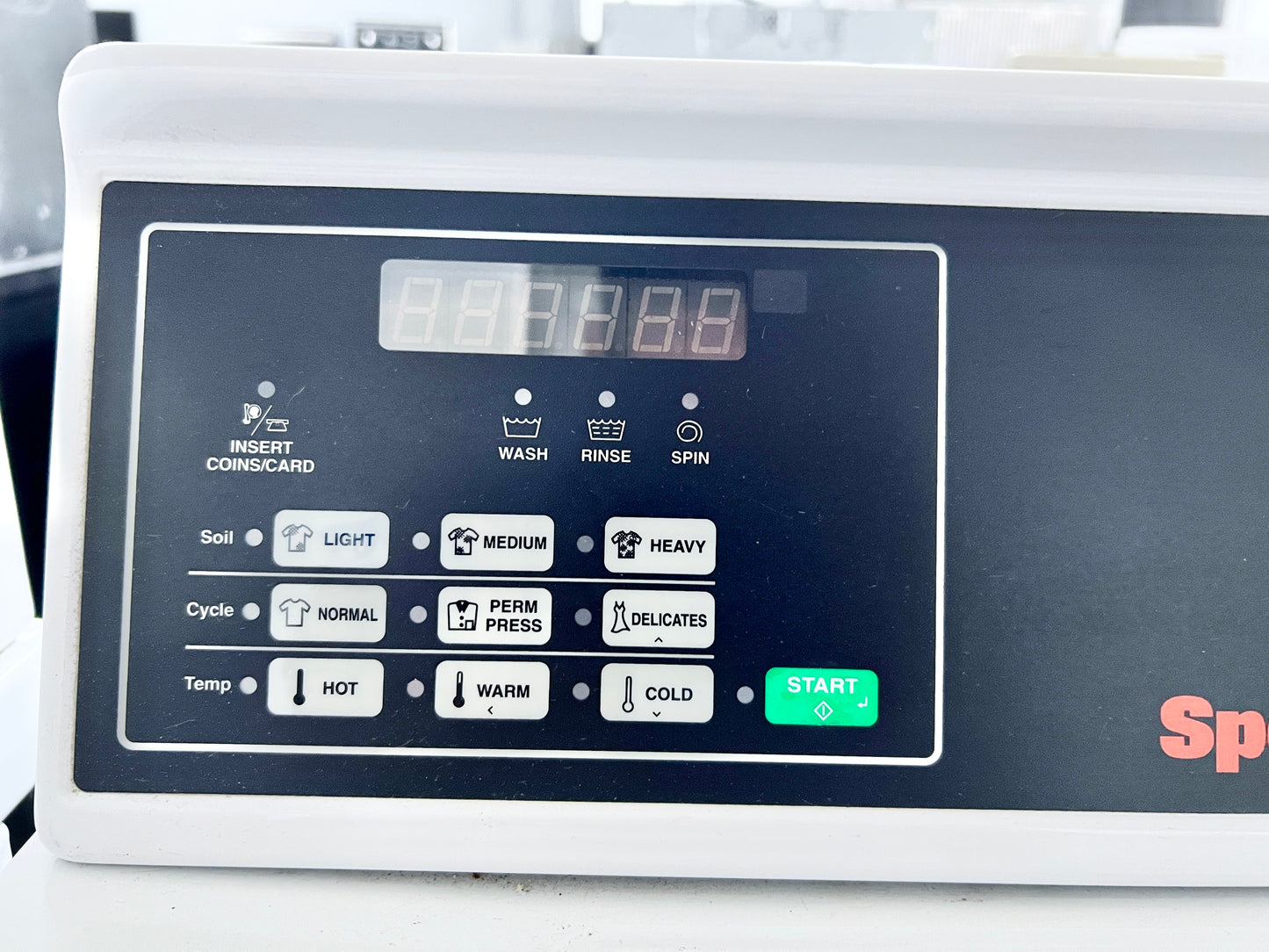 27 Inch Speed Queen SWNNX2HP115TW Coin Operated Top Load Washer , Commercial Grade, Stainless Steel Tub , 444406
