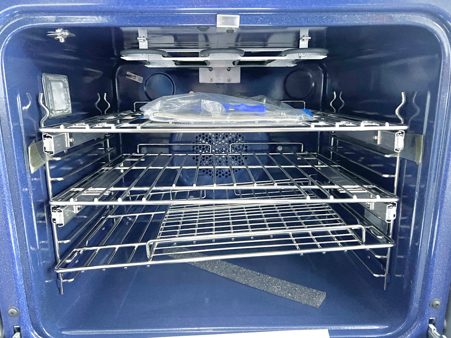 27 Inch Electrolux Wave Touch Series  EW27EW65GS Double Electric Wall Oven , Self Clean Convection Ovens, Wave-Touch Electronic Controls, Meat Probe , Cobalt Blue Interior,  Probe, Stainless Steel , 444407