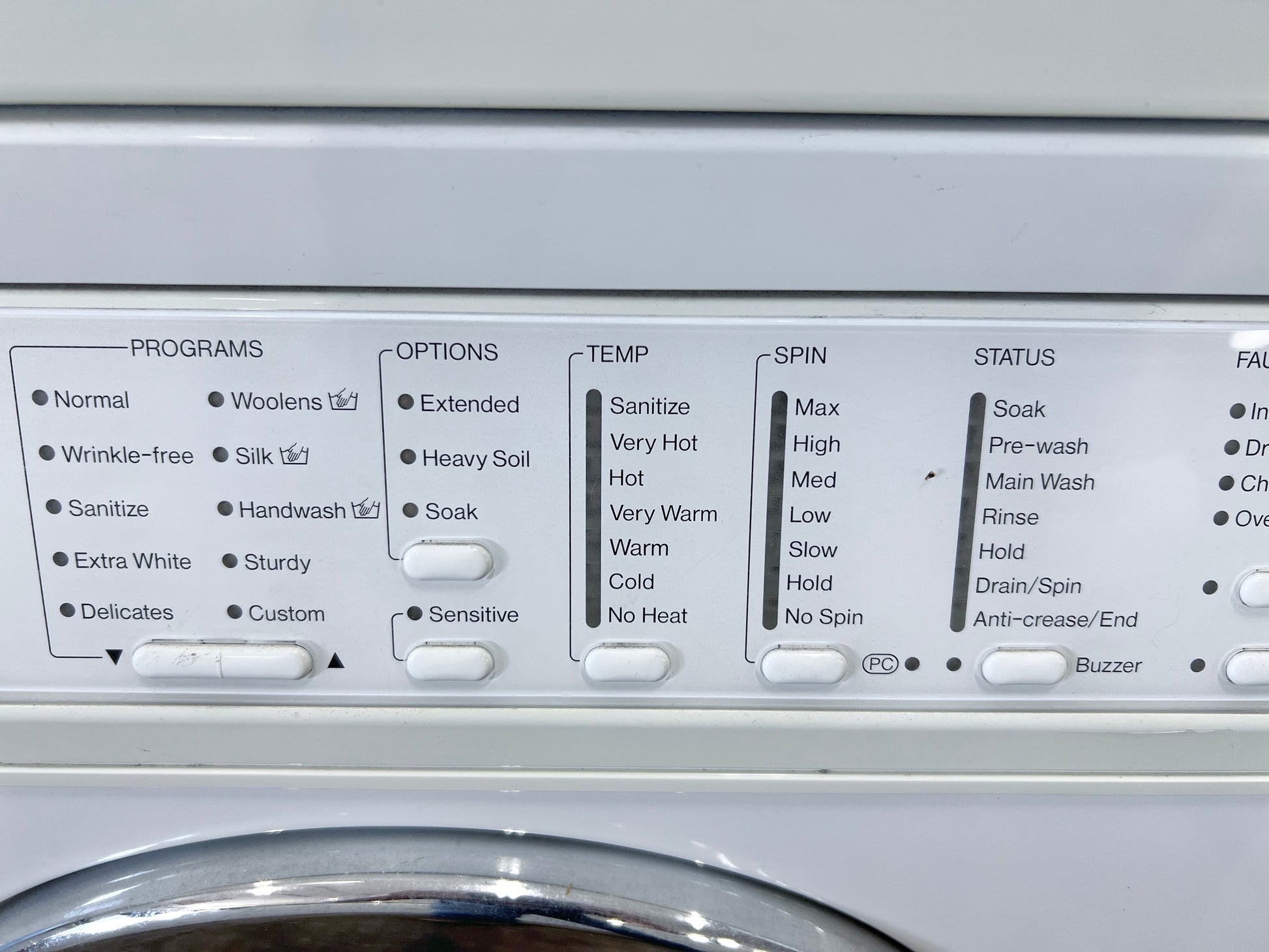 ch combo spin 24 Inch Miele Washer and Dryer Set 220V White . W1213 and T1403, Front – SAN JOSE APPLIANCE STORE