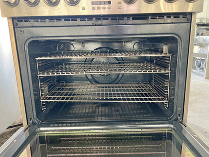 Kenmore Pro 36 Inch Dual Fuel Gas Range, 6 Sealed Burners , Convection Oven, in Stainless Steel