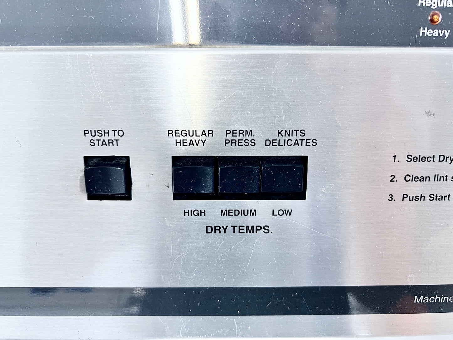 27 Inch Whirlpool Commercial Heavy Duty Coin Operated Front Load Electric 220V Dryer Machine in White , CEM2760KQ1,  444135