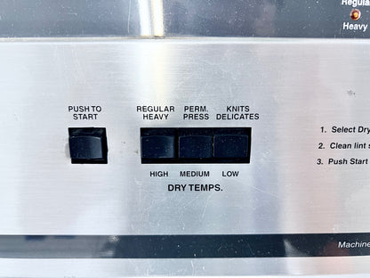 27 Inch Whirlpool Commercial Heavy Duty Coin Operated Front Load Electric 220V Dryer Machine in White , CEM2760KQ1,  444135