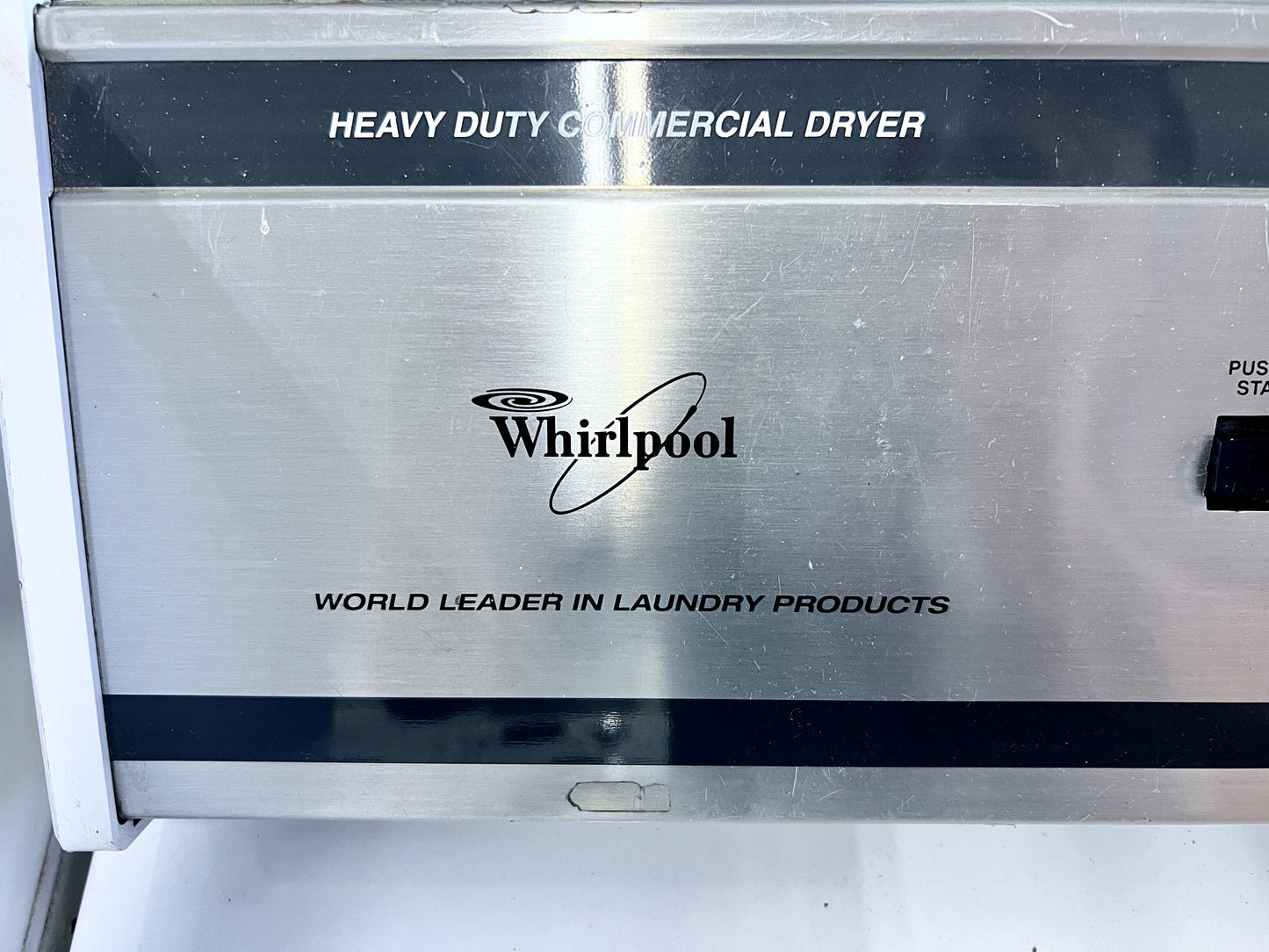 27 Inch Whirlpool Commercial Heavy Duty Coin Operated Front Load Electric 220V Dryer Machine in White , CEM2760KQ1,  444135