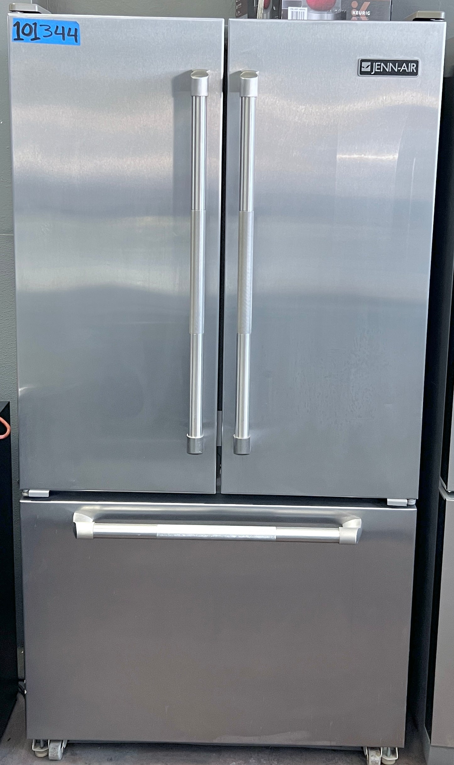 36 Inch JennAir JFC2089WEP French Door Style Counter Depth Refrigerator, Stainless Steel with Water and Ice Dispenser , Stainless Steel, JFC2089WEP6, 101344