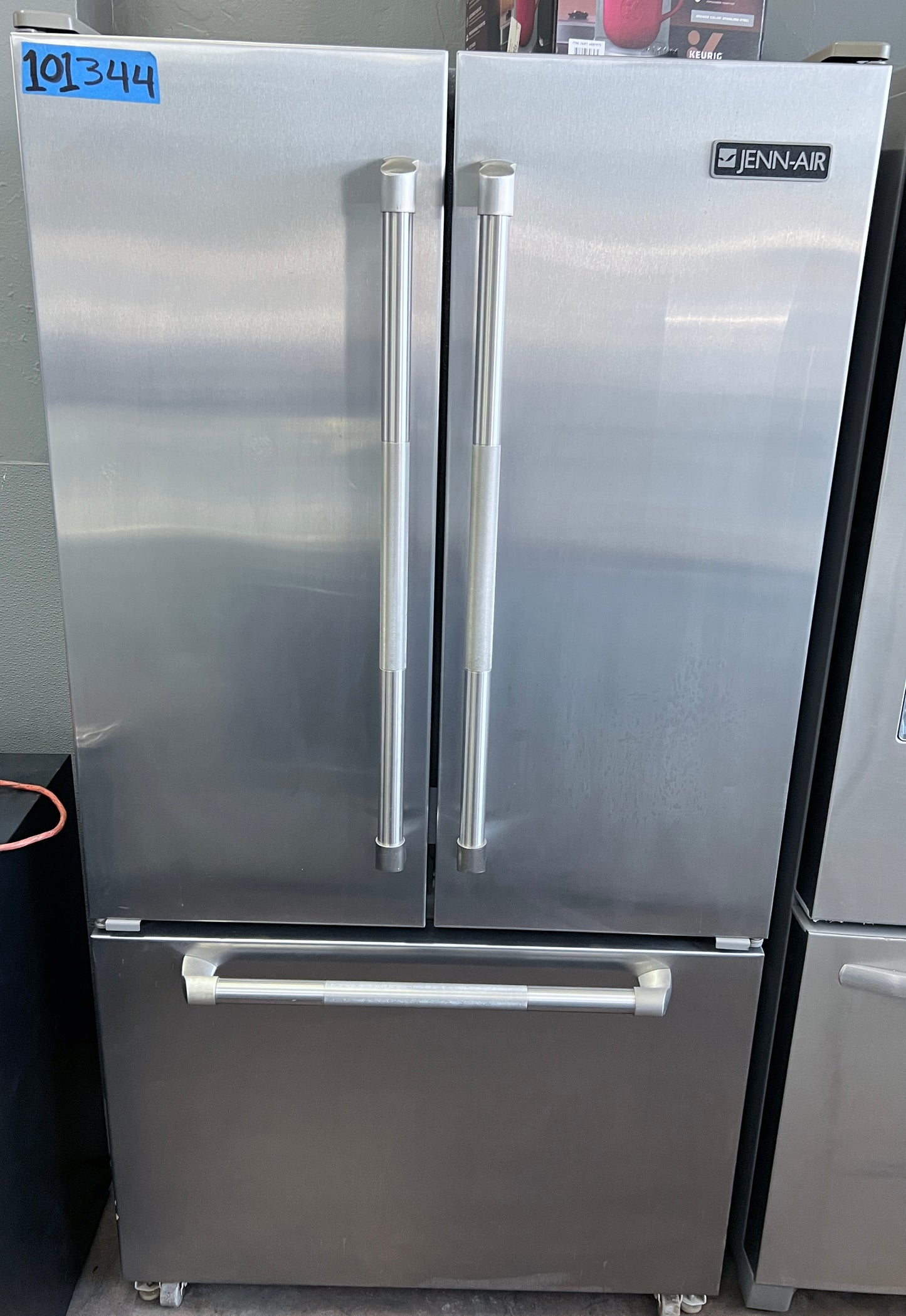 36 Inch JennAir JFC2089WEP French Door Style Counter Depth Refrigerator, Stainless Steel with Water and Ice Dispenser , Stainless Steel, JFC2089WEP6, 101344
