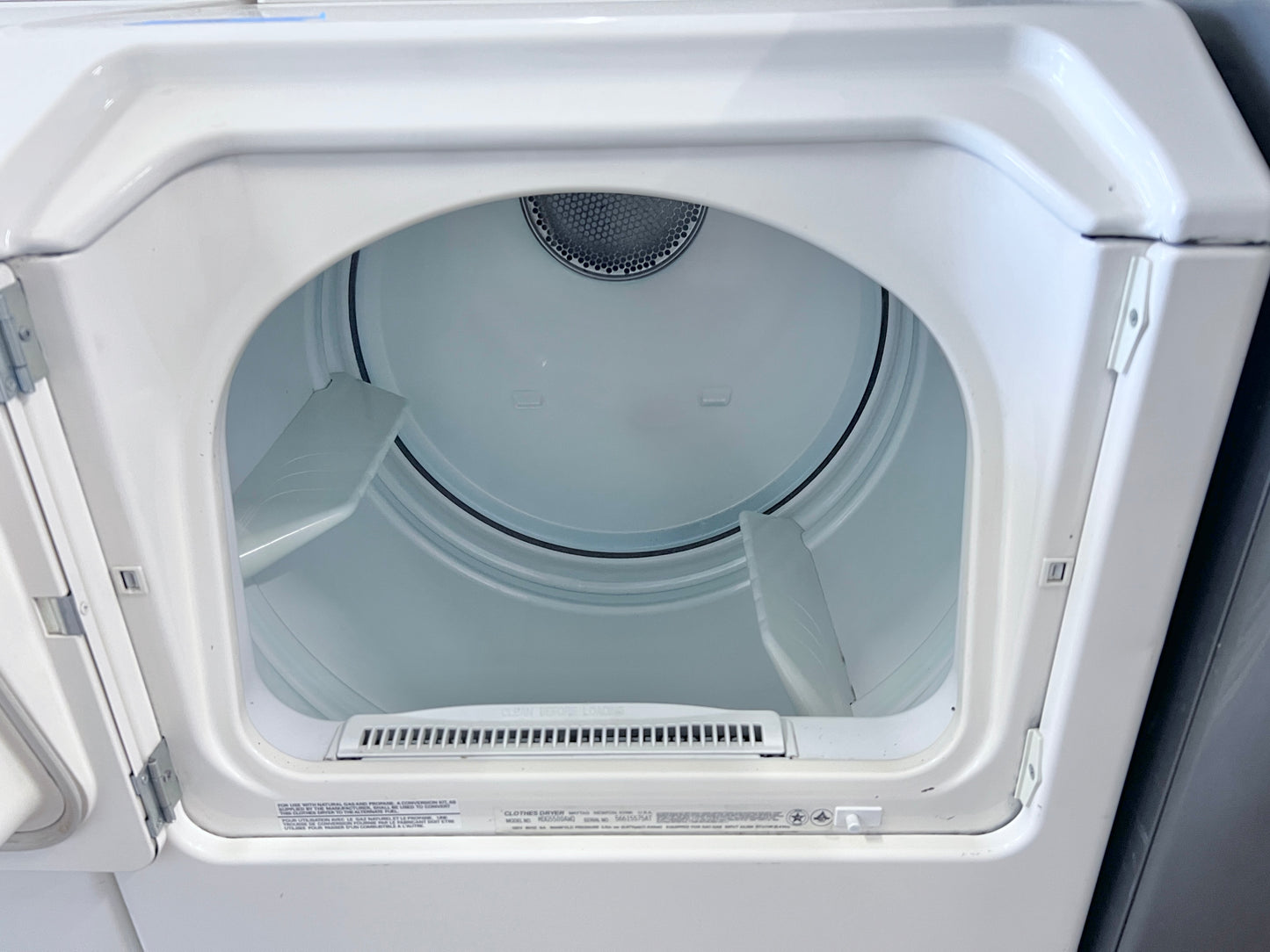 27 Inch Maytag MDG5500AWQ ,  Front Load Gas Dryer Machine Off White Beige ,  Bisque  444415
