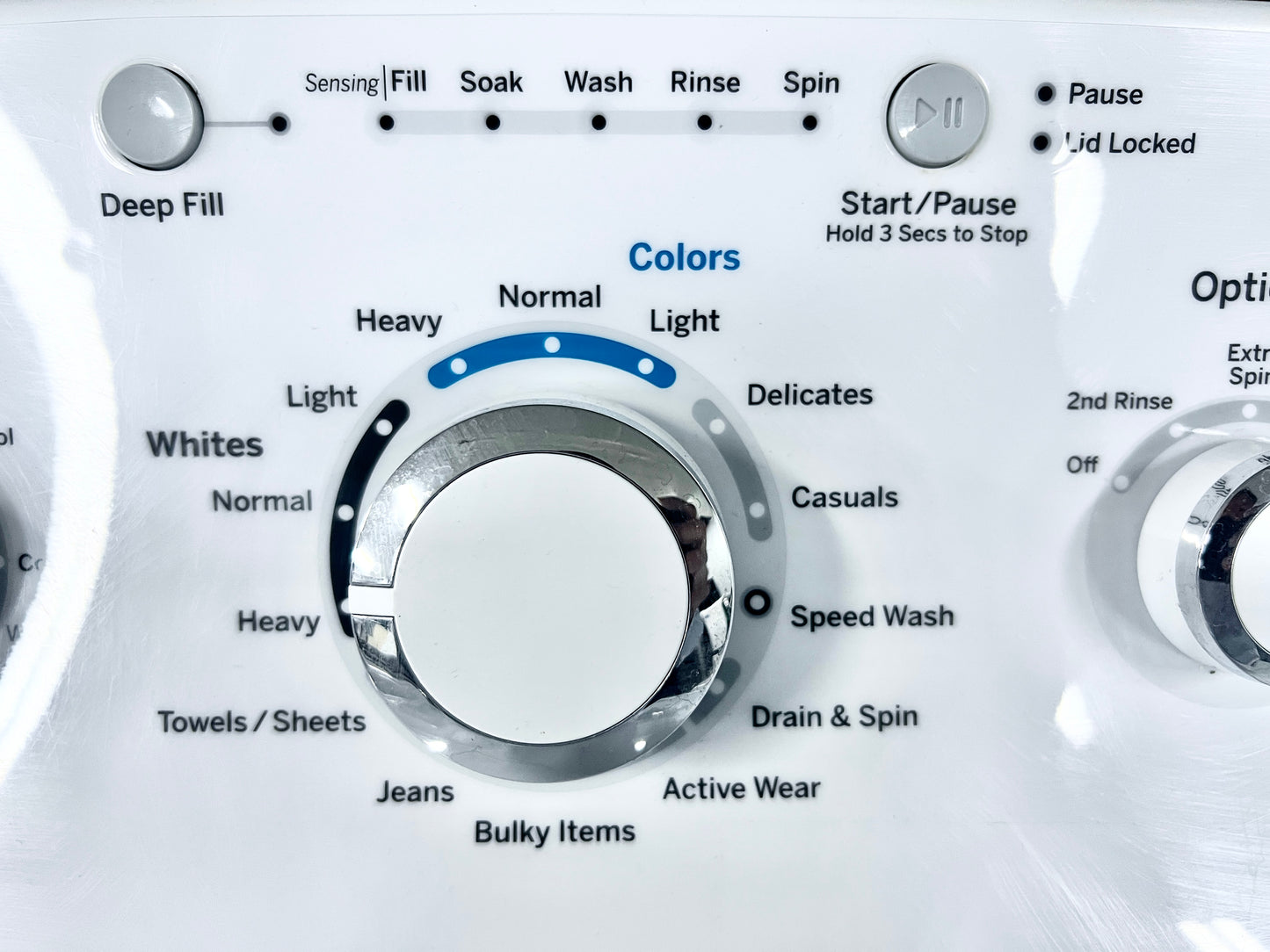 27 Inch GE  GTW460ASJWW 4.2 cu. ft. Top Load Washer , 14 Wash Cycles, 700 RPM, Speed Wash, PreciseFill , 4 Water Levels, Deep Fill, Auto Soak , Dual Action Agitator , 444416