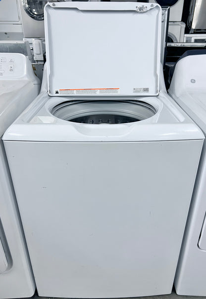 27 Inch GE  GTW460ASJWW 4.2 cu. ft. Top Load Washer , 14 Wash Cycles, 700 RPM, Speed Wash, PreciseFill , 4 Water Levels, Deep Fill, Auto Soak , Dual Action Agitator , 444416