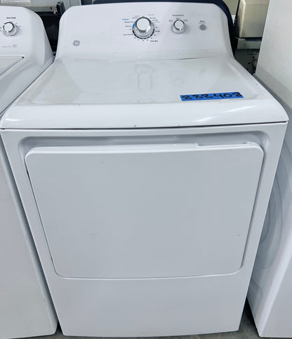 27 Inch GE Top Load Washer and Electric Front Load Dryer , White , GTW460ASJ0WW , GTX33EASK0WW, 444416 and 888408