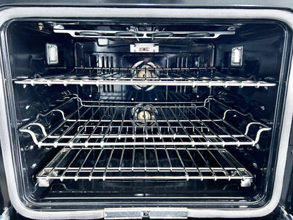 30 Inch JennAir Euro-Style Series  JJW3830DS Built In Wall Double Combination Smart Electric Wall Oven , 10 Cu. Ft. , V2 Vertical Dual Fan Convection, Self Clean, WiFi, Sabbath, Proof Mode, Delay Start, Keep Warm, Prop 65, UL Certified , 444223