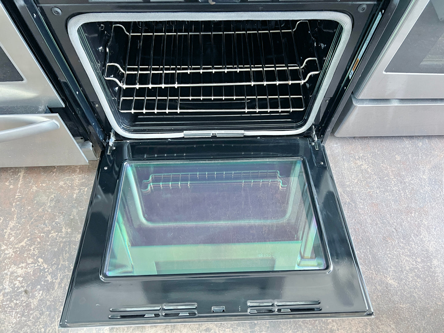 30 Inch JennAir Euro-Style Series  JJW3830DS Built In Wall Double Combination Smart Electric Wall Oven , 10 Cu. Ft. , V2 Vertical Dual Fan Convection, Self Clean, WiFi, Sabbath, Proof Mode, Delay Start, Keep Warm, Prop 65, UL Certified , 444223