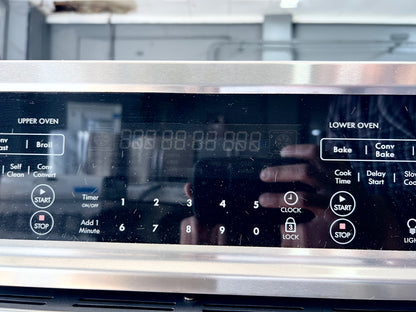 30 Inch Kenmore Double Wall Oven In Stainless Steel With Convection Oven, New Open Box, 790.49533312, 444288