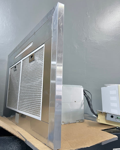 36 Inch LG Studio LSHD3680ST Wall Mount Chimney Hood , 600 CFM Internal Blower, Wi-Fi, IR Touch Controls, LED Lighting, Mesh Filters, Stainless Steel ,New Open Box 369425