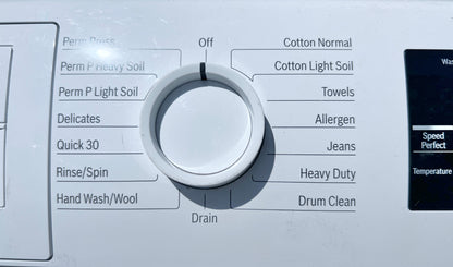 24 Inch Bosch 300 Series Front Load Washer and Electric Dryer Set , WAT28400UC , WTG86400UC, White , 444423