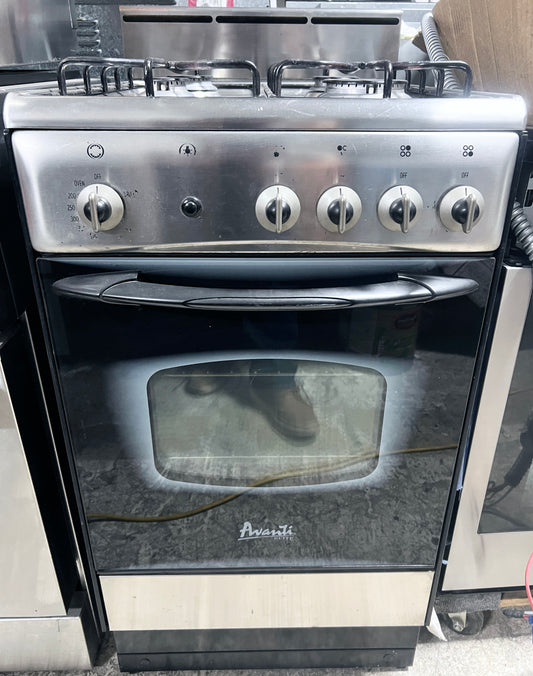 20 Inch Avanti Compact Gas Range , 4 Burner , Oven , Stainless Steel Bake Broil , Natural Gas, 131308
