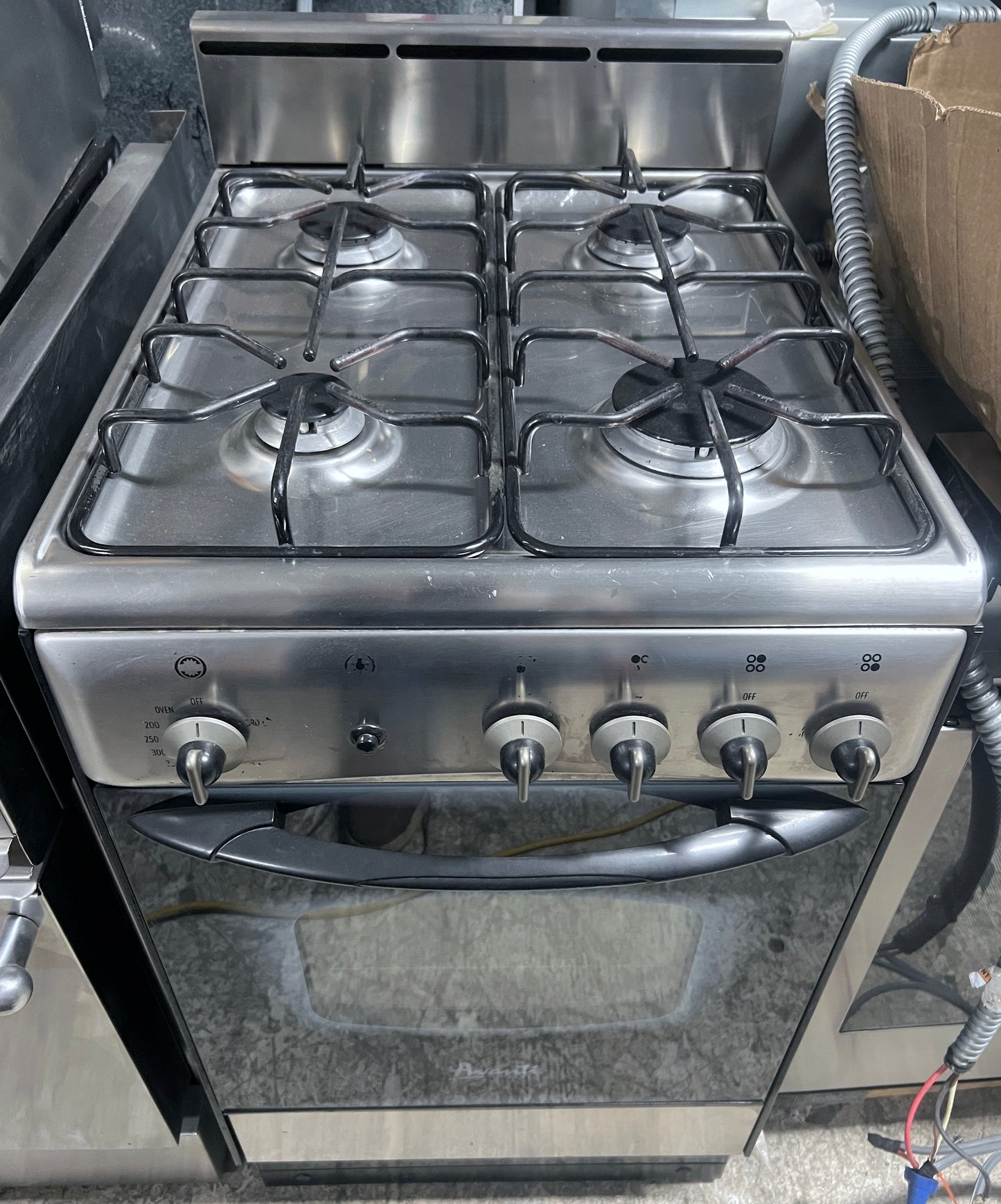 20 Inch Avanti Compact Gas Range , 4 Burner , Oven , Stainless Steel Bake Broil , Natural Gas, 131308
