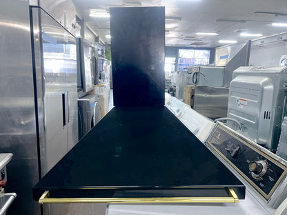 Viking 30 Inch PV110020 , Wall Mount Range Hood Interior Blower Included , Variable-Speed Control, Knobs Control, Halogen Lighting, Dishwasher-Safe Mesh Filter, Heat Sensor,  Cast Black , Black Stainless Steel, 555001