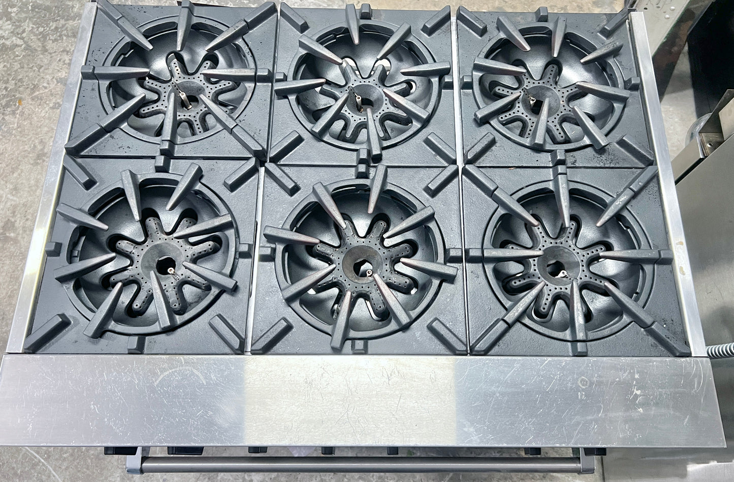 36 Inch BlueStar 6 Burner All Gas Range , Convection Oven , Stainless Steel , 444425