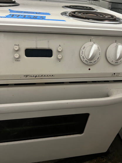 Frigidaire 30 Drop In Electric Coil Top Range Stove in White, 999383