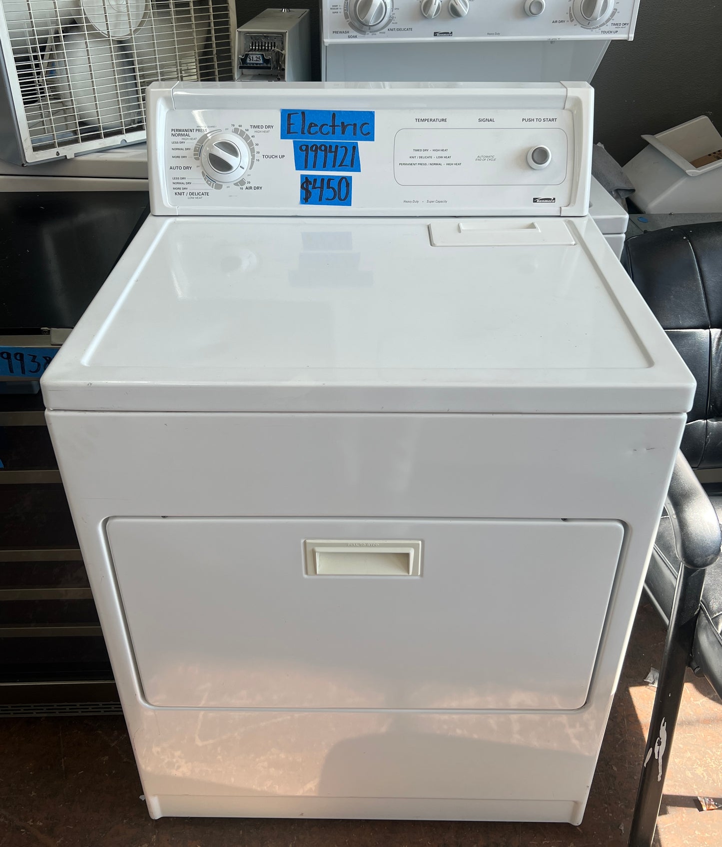 Kenmore Electric Dryer In White, 110.62622101, 999421