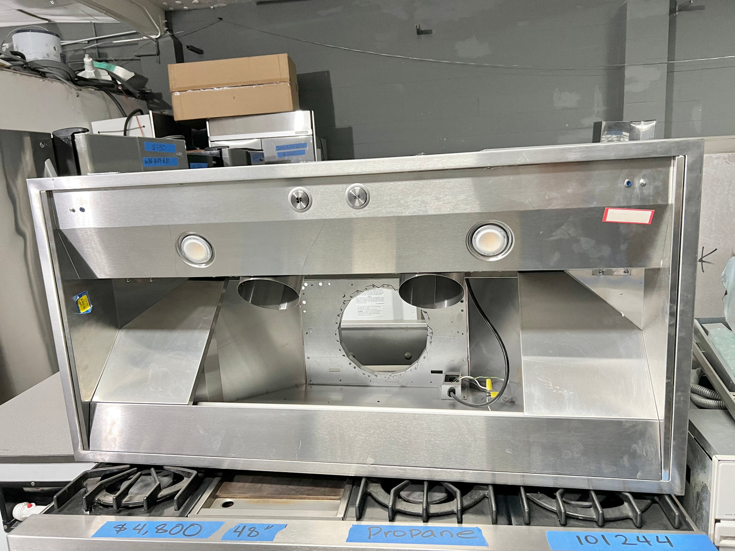 Viking 5 Series VCWH54848SS 48 Inch Wall Mount Range Hood Stainless Steel New Open Box   444273