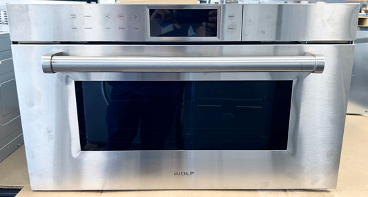 30 Inch  WOLF CS030 E Series Professional Convection Steam Oven , Stainless Steel ,New Open Box