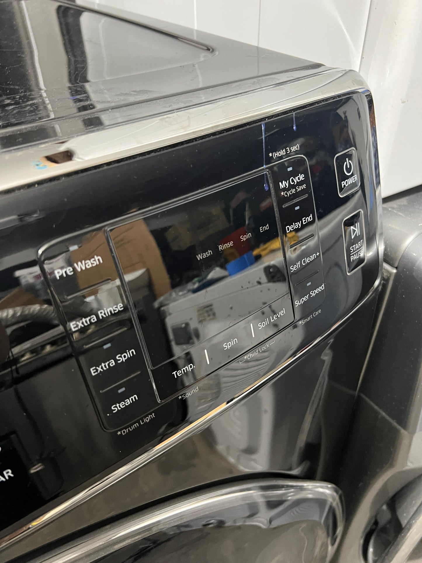 Samsung Front Load Washer in Black, WF56H9100AV/A2, 999431