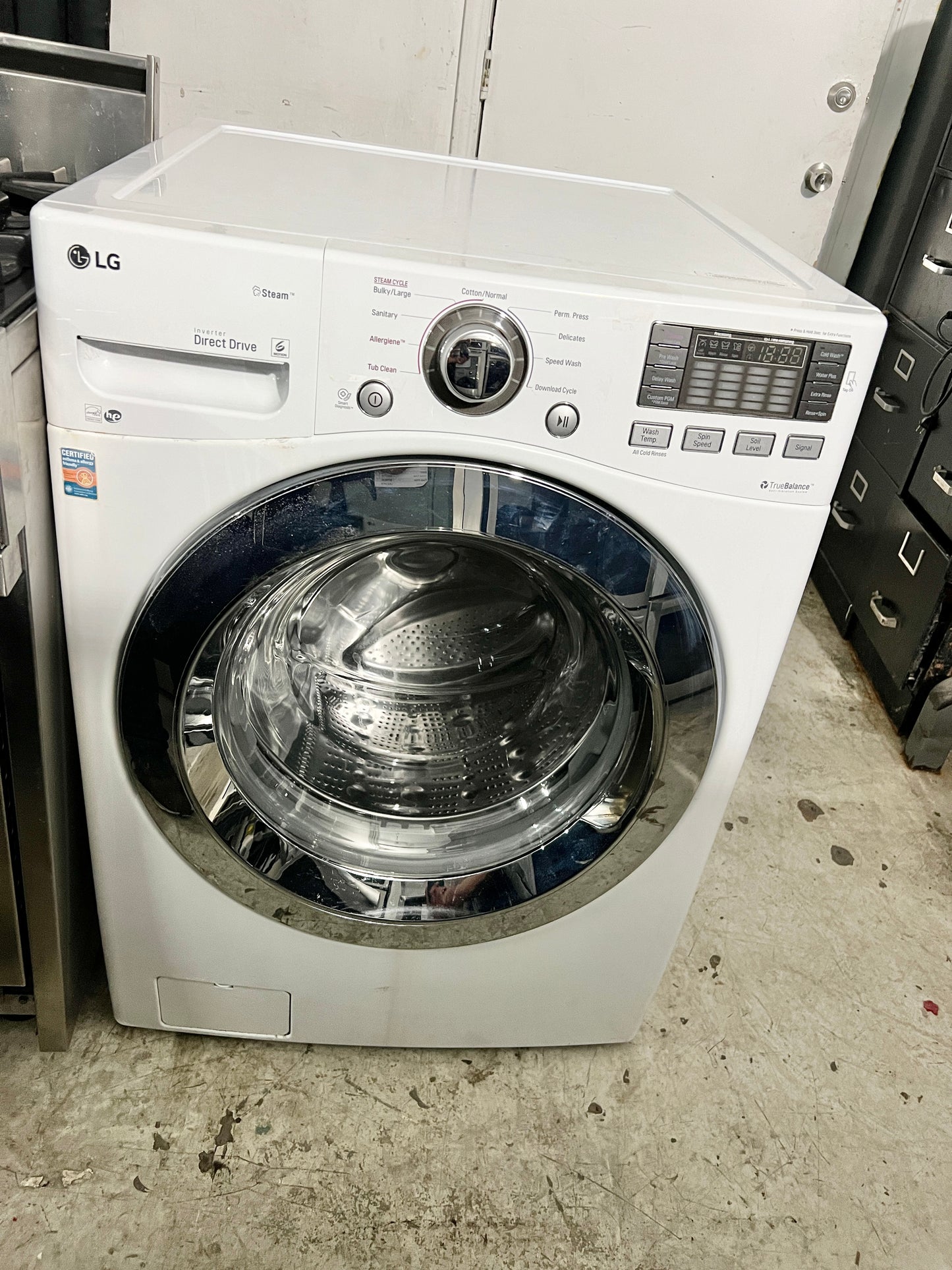 LG Front Load Washer White , WM3370HWA, 333104