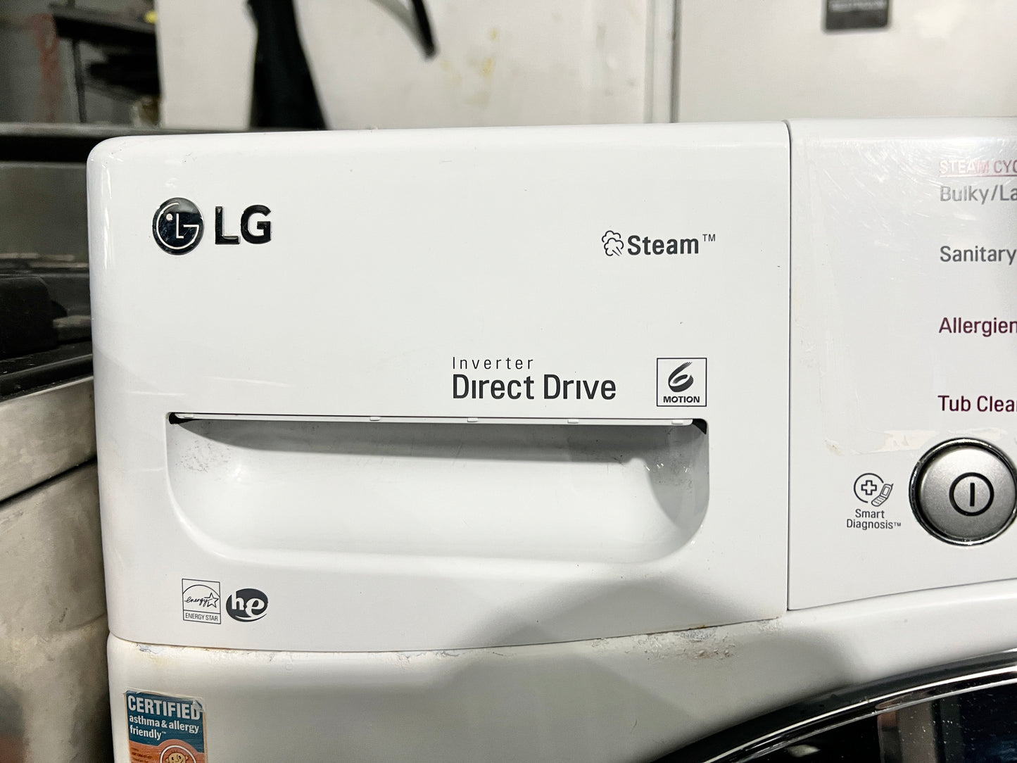 LG Front Load Washer White , WM3370HWA, 333104