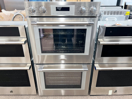 30 Inch Thermador Professional Series  POD302W Built In Double Convection Smart Electric Wall Oven 9 cu. ft. Total Capacity, True Convection, Self-Clean,  Sabbath , Stainless Steel