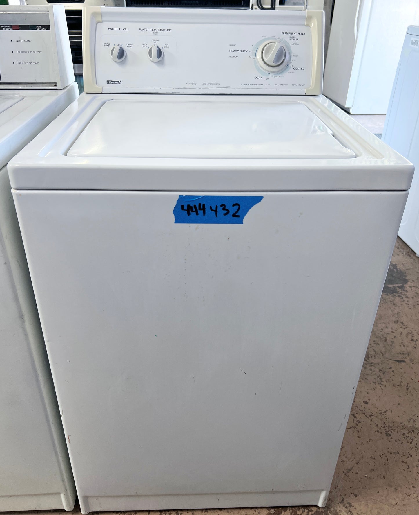 24 Inch heavy Duty Compact Kenmore Top Load Washer , Heavy Duty Transmission ,  White, 110.14212200 , 444296