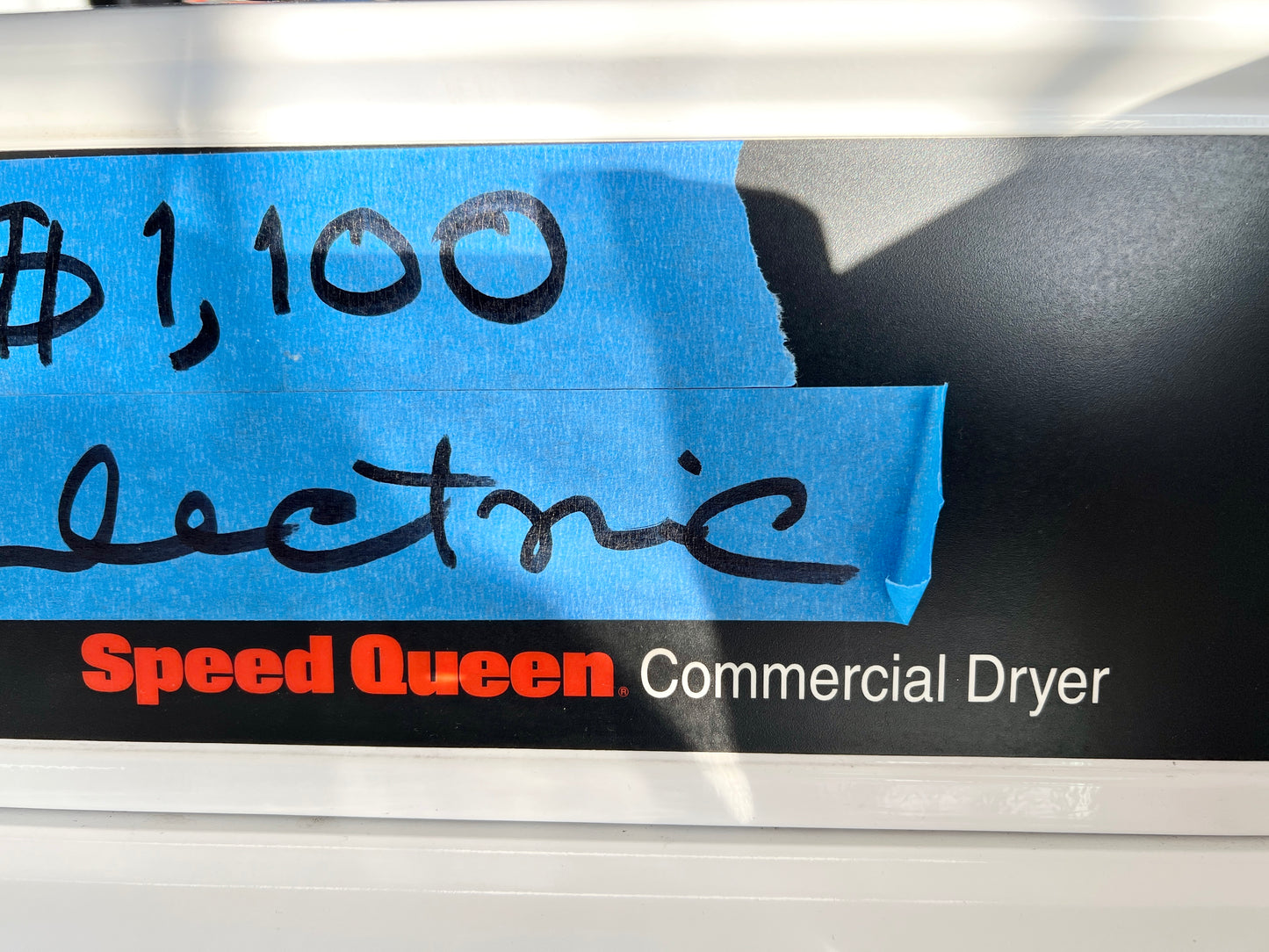 Speed Queen Commercial Coin Operated Electric Dryer 220V , Front Load, White , 444177