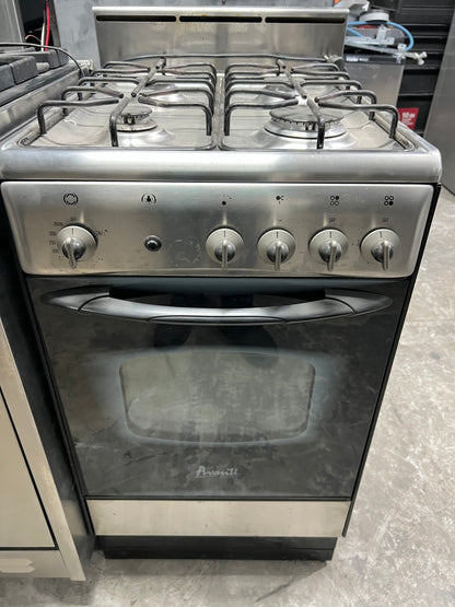 20 Inch Avanti Elite Gas Range Stainless Steel Bake Broil 4 Burner, Natural Gas, 131308