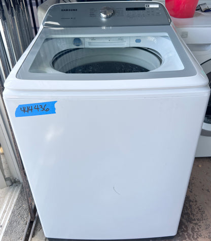 27 Inch Samsung  WA50R5200AW  Top Load Washer 5.0 Cu. Ft., 10 Wash Cycles, Active WaterJet, EZ Access, Deep Fill, Smart Care, VRT Plus, Quick Wash, ENERGY STAR: White , 444436