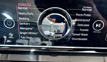 29 Inch LG TurboWash Series  WT7700HVA 5.7 cu. ft. Top Load Washer with 14 Wash Cycles, 1,050 RPM, Steam, TurboWash, StainCare, Speed Wash, Allergiene, Sanitary,  ENERGY STAR , 444439