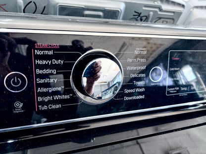 29 Inch LG TurboWash Series  WT7700HVA 5.7 cu. ft. Top Load Washer with 14 Wash Cycles, 1,050 RPM, Steam, TurboWash, StainCare, Speed Wash, Allergiene, Sanitary,  ENERGY STAR , 444439