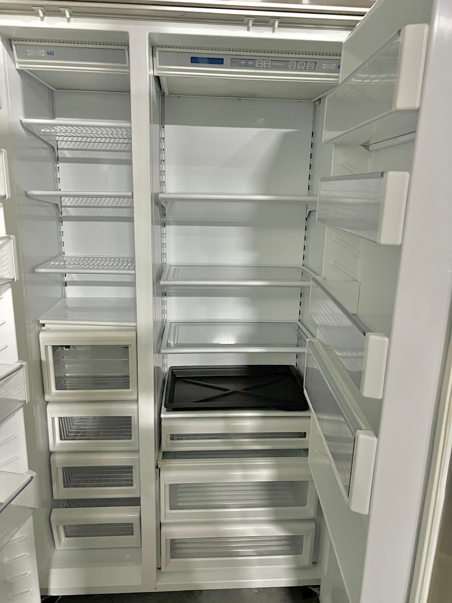 Subzero 42 Inch 642 Side By Side Built in Refrigerator in Stainless Steel 369178