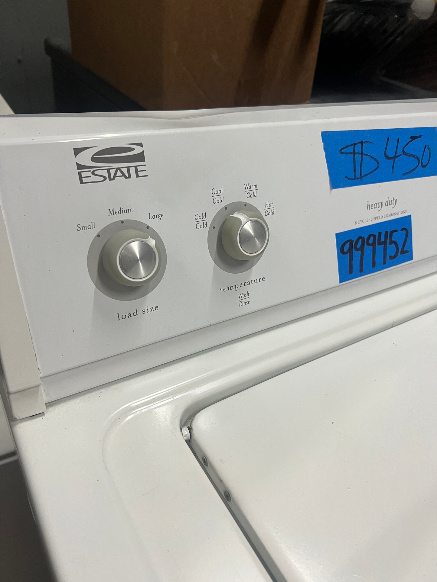 Estate Top Load Washer, Used & working, In White, ETW4400XQ0, 999452