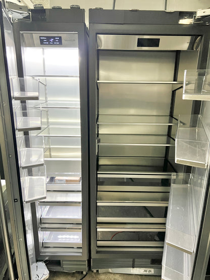 48 Inch Signature Kitchen Suite Built In Refrigerator Internal Water and Freezer Column with Ice Maker  , Panel Ready , Stainless Steel Door , New Open Box , skscr3001p , skscf1801p, 101206