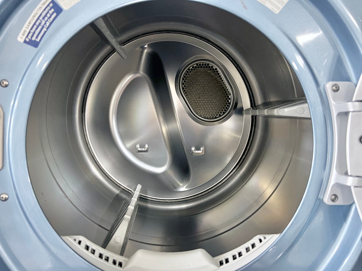 27 Inch Samsung  DV218AEB  Electric Dryer 7.3 cu. ft., 7 Dry Cycles Including Wrinkle Release, 2 Options, 4 Temperature Settings, Sensory Dry, LED Display , Blue , 444443