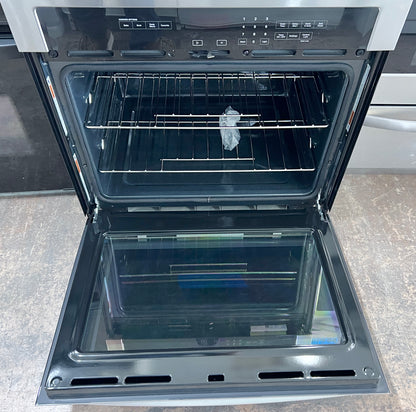 30 Inch Whirlpool  WOS31ES0JS  5.0 Cu. Ft. Electric Single Wall Oven Keep Warm, Self-Clean, 5.0 cu. ft., Hidden Bake, Control Lock, Delay Start, Sabbath, ADA , New Open Box , Stainless Steel , 444444