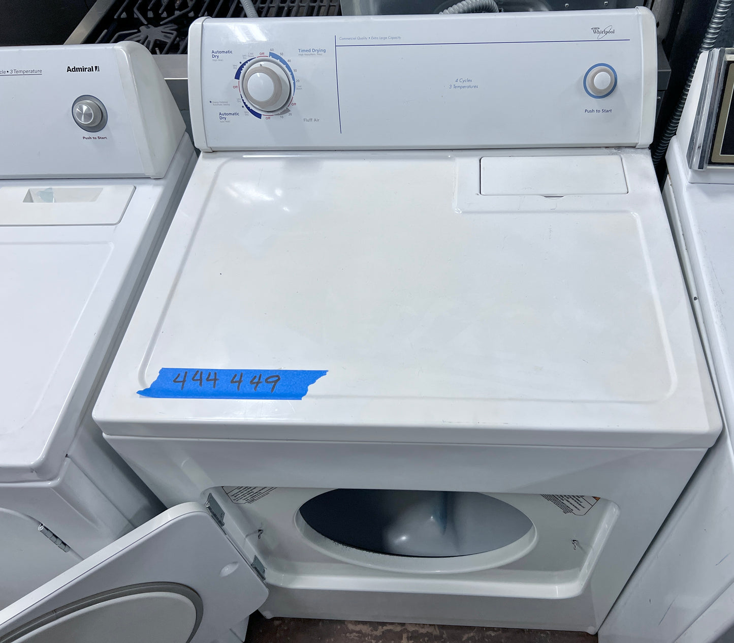 29 inch Whirlpool LER4634JQ Front Load Electric Dryer Machine , White , 444449