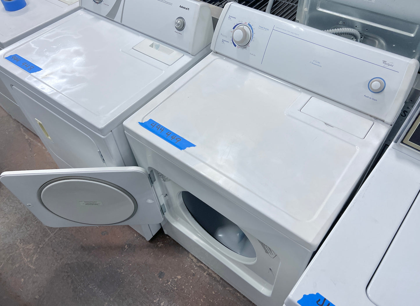 29 inch Whirlpool LER4634JQ Front Load Electric Dryer Machine , White , 444449