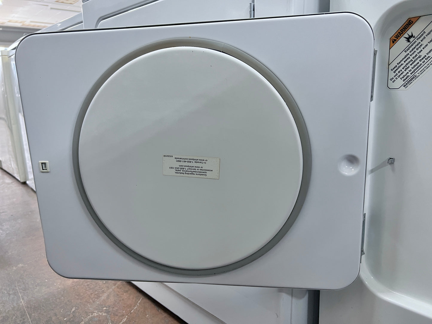 29 inch Whirlpool LER4634JQ Front Load Electric Dryer Machine , White , 444449
