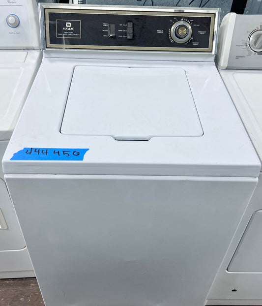 27 Inch Maytag A212 Heavy Duty Top Load Washer Machine , White , 444450