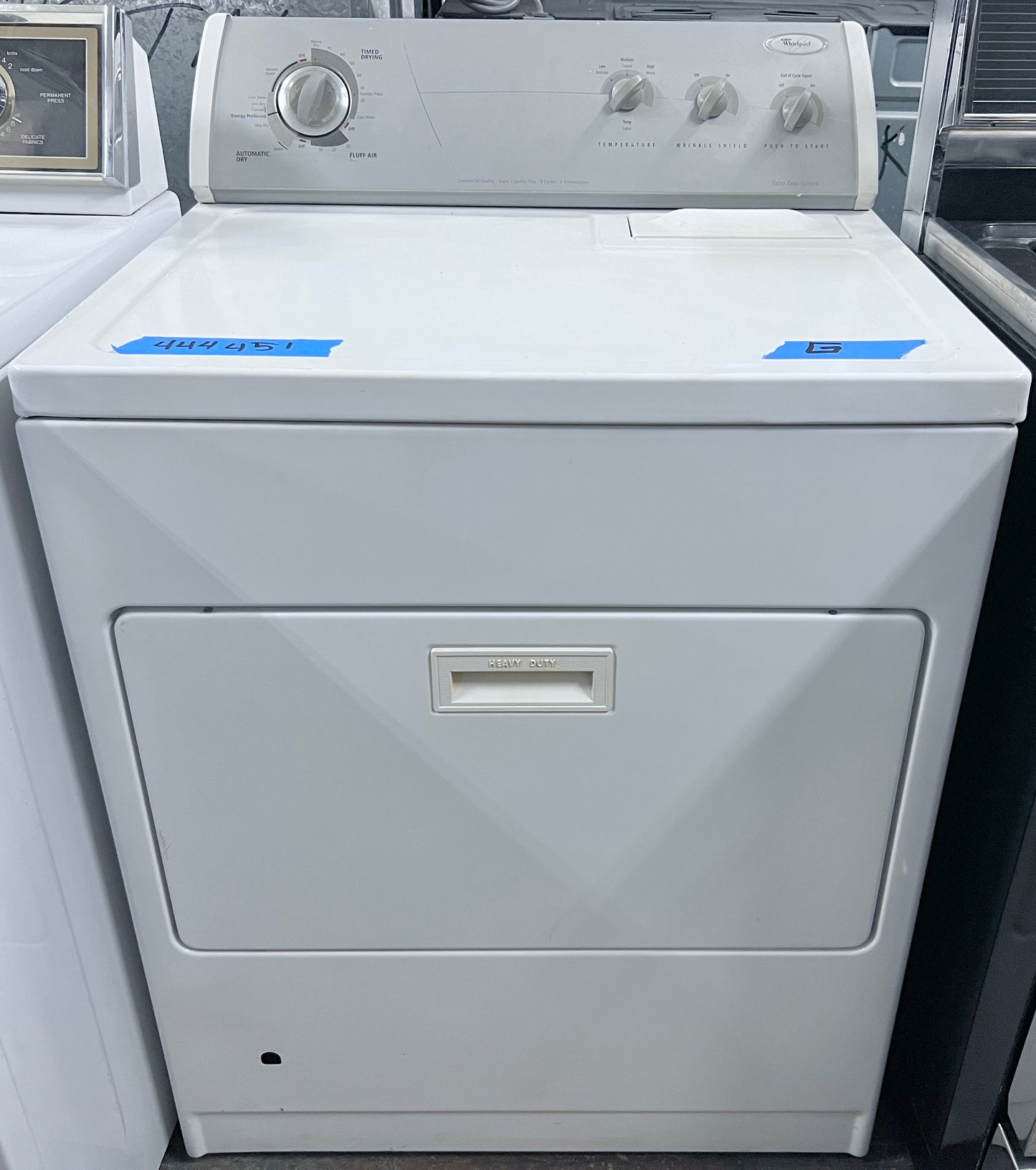 29 Inch Whirlpool LGR6636PW Front Load Gas Dryer Machine , White , 444451