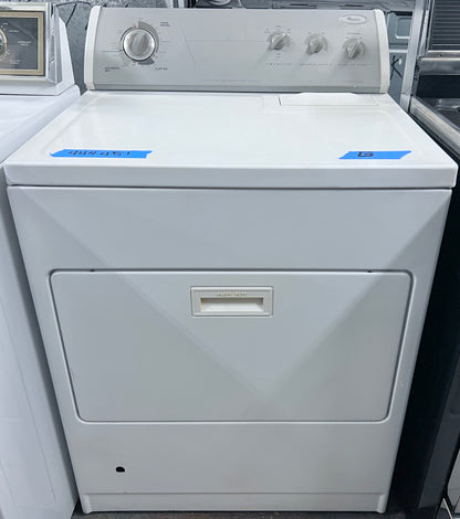29 Inch Whirlpool LGR6636PW Front Load Gas Dryer Machine , White , 444451